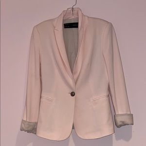 Zara pale pink blazer